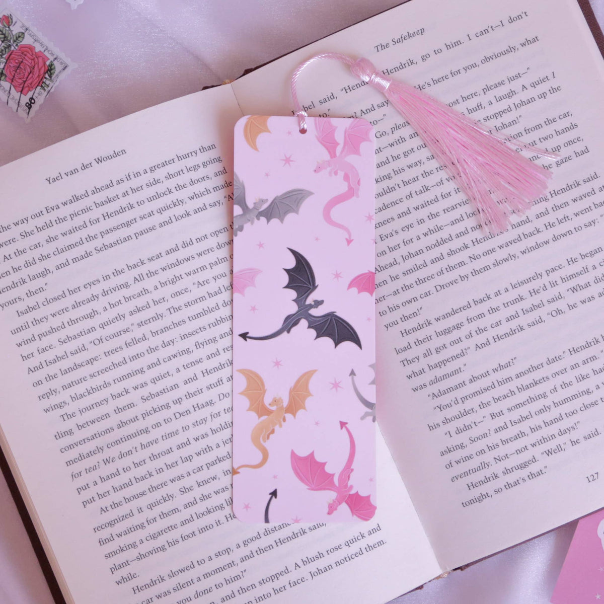 Dragon Fantasy Bookmark with Tassel