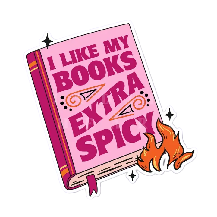 Extra Spicy Books Sticker