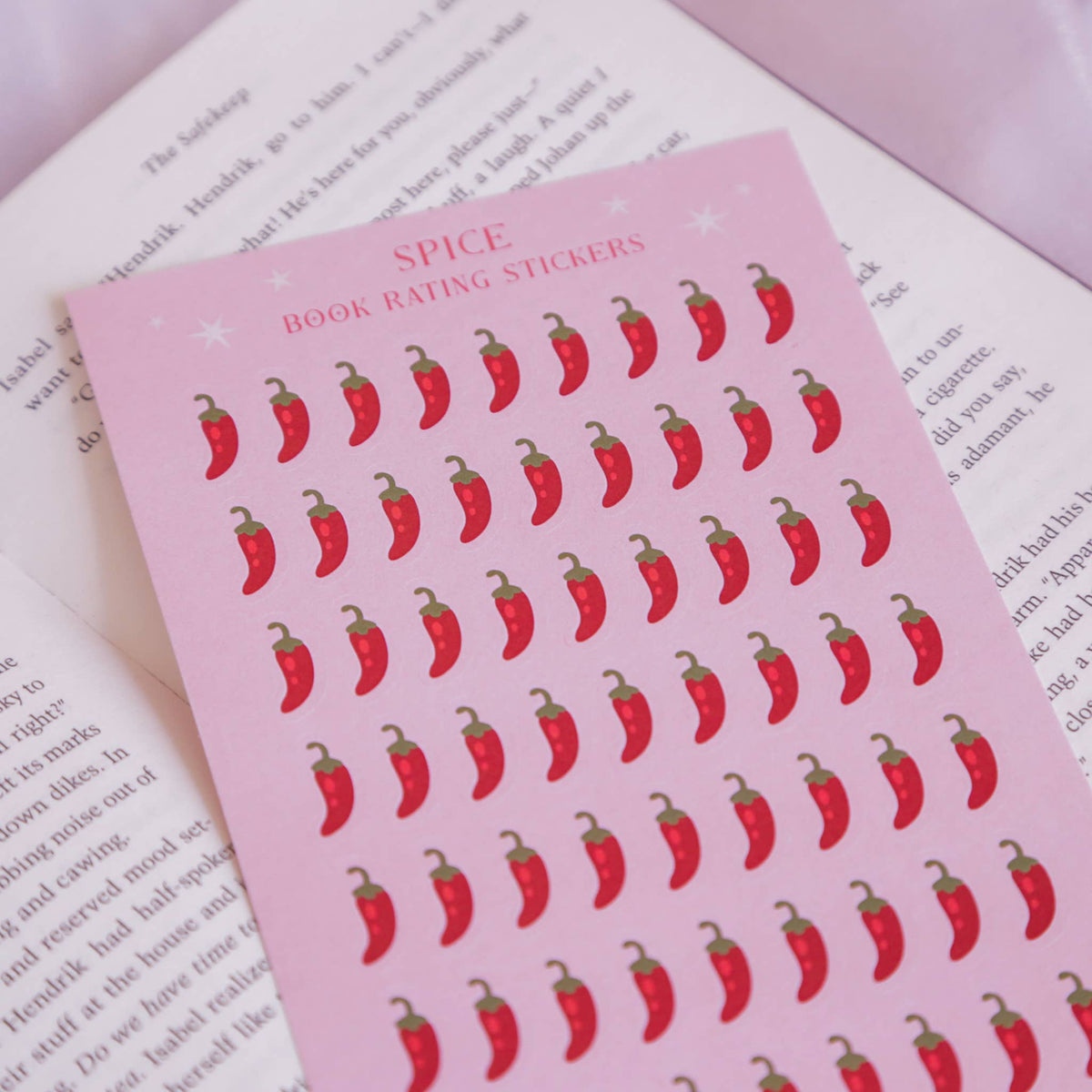 Spice Rating Sticker Sheet