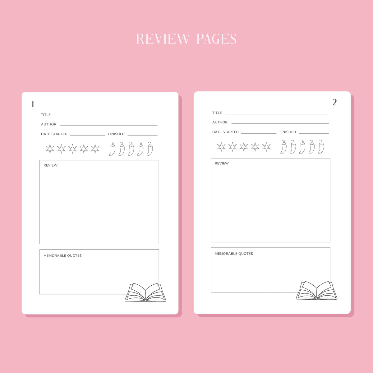 Romantasy Reading Journal