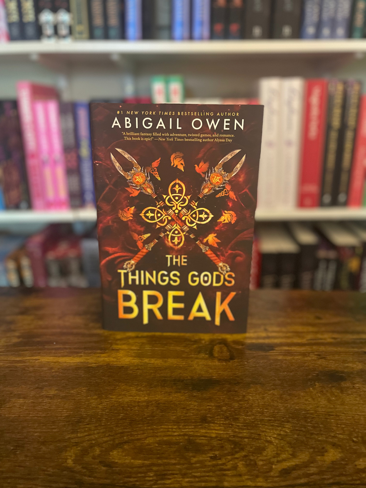 SIGNED - Things Gods Break by Abigail Owen