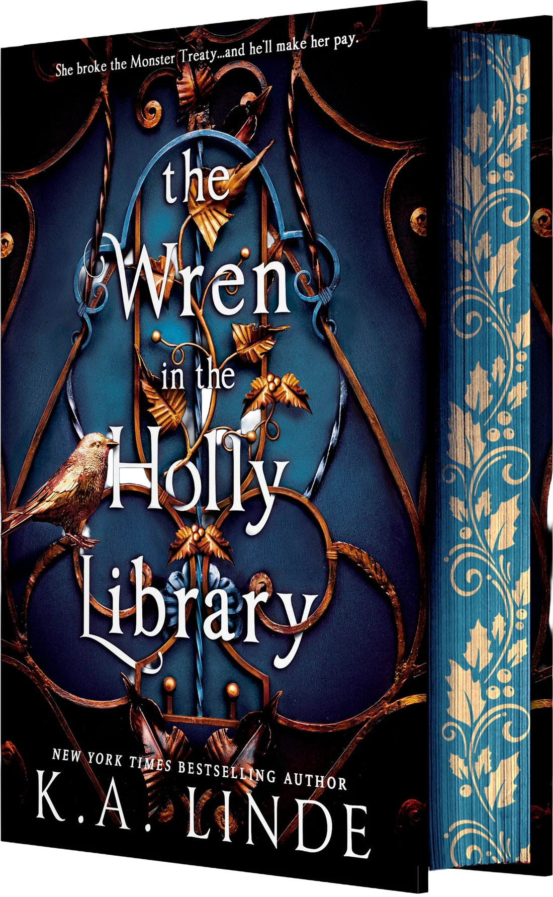 The Wren in the Holly Library by K.A. Linde - Signed!