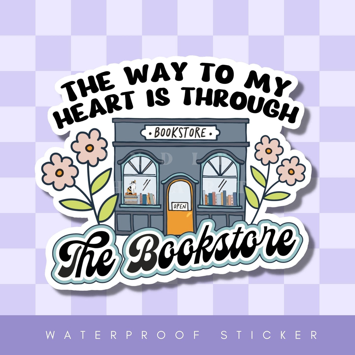 Bookstore Love Sticker